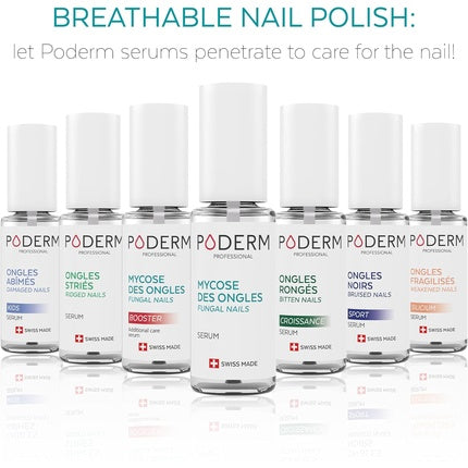 Lac de unghii Poderm Color Care pentru bărbați - Culoare piele invizibilă