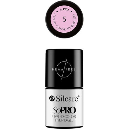Gel unghii, Silcare, SoPRO, roz, 7g