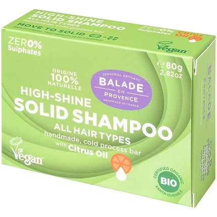 Șampon solid, Balade En Provence, 80g, citrice, verde