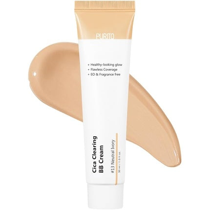 Primer facial, Purito, Cica Clearing, ivory