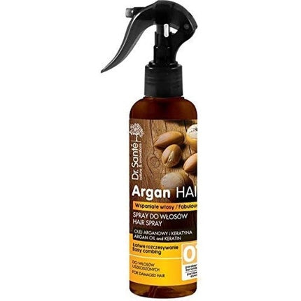 Spray de coafare Dr Santé, Hair Spray Light Comb cu Argan, 150ml, Maro