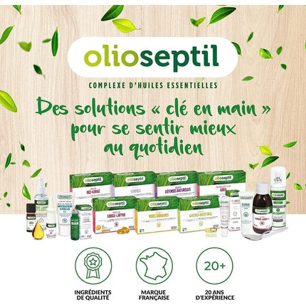 Pastile pentru gât Olioseptil fără zahăr adăugat cu extracte de plante, vitamina C, cupru și uleiuri esențiale - Calmează gâtul