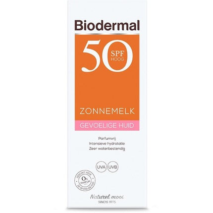 Lapte Solar, Biodermal, SPF50+, 200 ml, alb