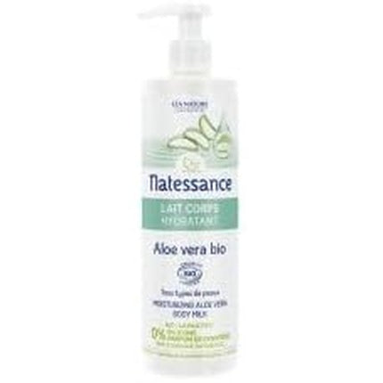 Lactă hidratantă pentru corp, Natessance, Aloe Vera Bio, 400ml