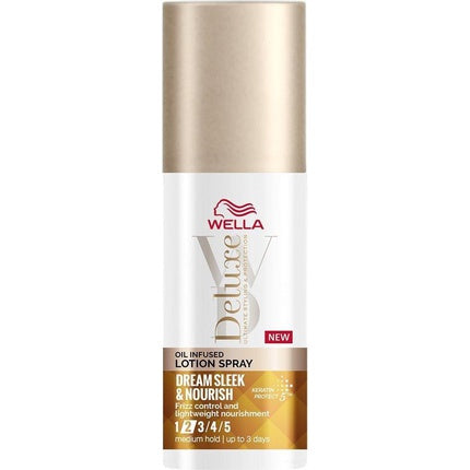 Wella Deluxe Dream Sleek & Nourish, Spray de păr cu ulei, 150 ml