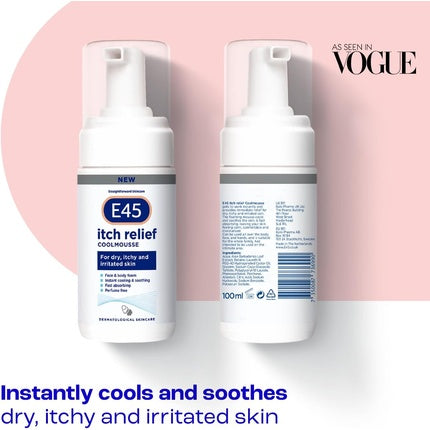 Spumă E45 Itch Relief, alb, 100ml