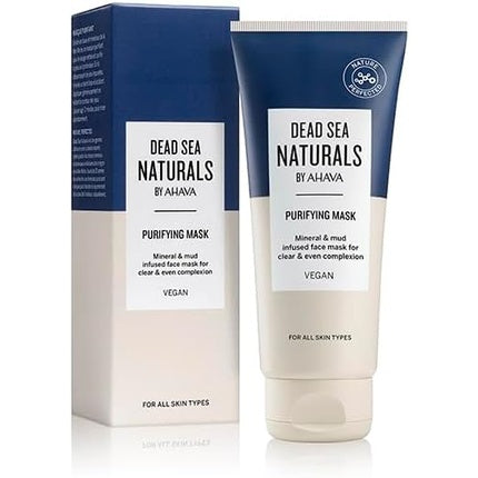 Masca facială purifiantă Ahava Dead Sea Naturals, 140g, albastru/bej