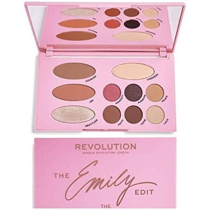 Paletă Machiaj, Makeup Revolution, The Emily Edit, roz