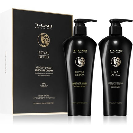Set Cadou T-Lab Professional Royal Detox, 1000 ml + 350 ml