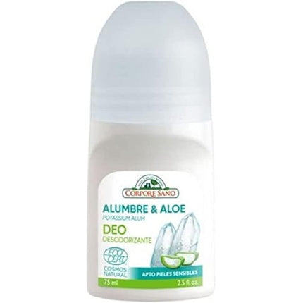 Deodorant Corpore Sano, Alum Aloe, organic, roll-on, 75ml
