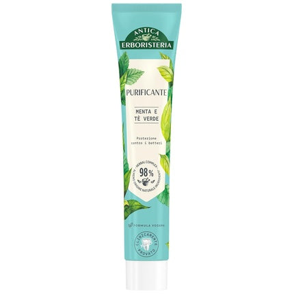 Pastă de dinți Antica Erboristeria Purificante Menta și Ceai Verde, 75ml