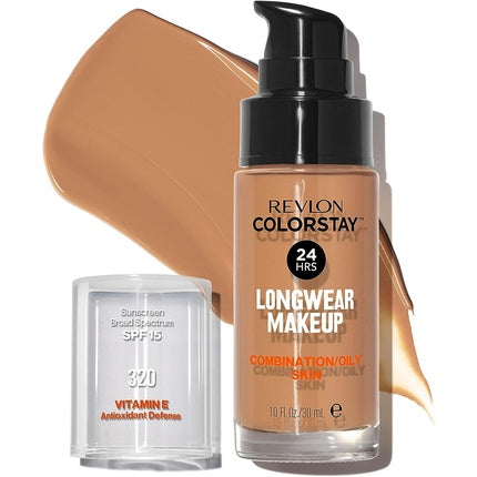 Fond de ten, Revlon Colorstay, ten mixt/gras, 30ml