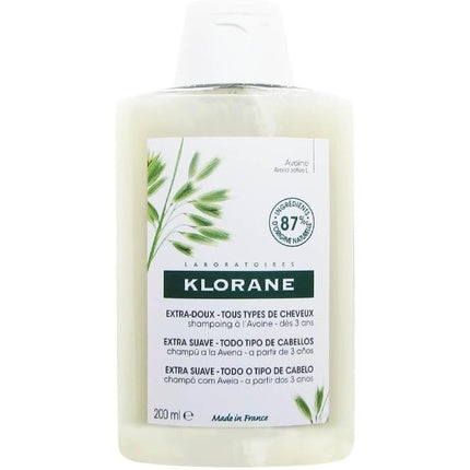 Șampon Klorane cu lapte de ovăz, 200ml