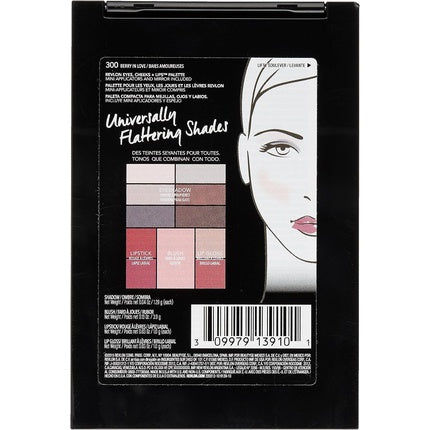Paleta machiaj, Revlon, Eyes Cheeks Lips 300 Berry In Love, 11g