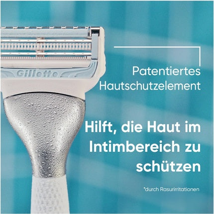Rasă Venus pentru zona intimă - Gillette cu 4 lame de schimb