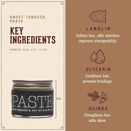 Pastă de păr, Ouzigrt, Sweet Tobacco, 56g