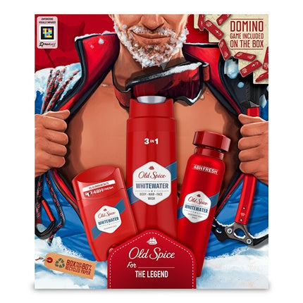 Set Cadou Îngrijire Corporală Old Spice Whitewater Alpinist, 3 bucăți