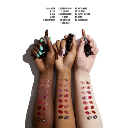 Ruj NYX Shout Loud Satin, Roz Mauve
