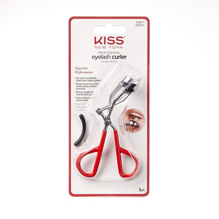 Rășchiță de gene Kiss Professional, model K2031, roșu