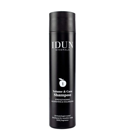 Șampon Idun Minerals Volume & Care pentru păr subțire, cu extract de celule de măr, 294g