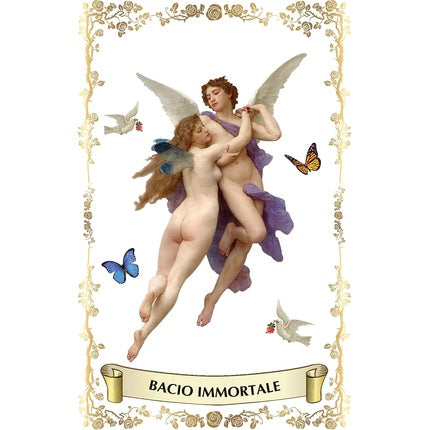 Parfum Argos Bacio Immortale 100ml, sticlă transparentă cu etichetă pictată