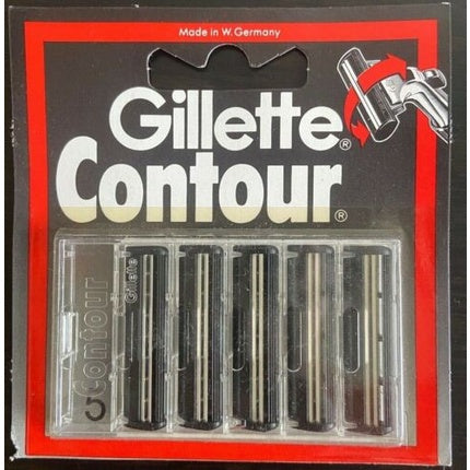 Rezervă lame Gillette Contour, 5 bucăți, negru