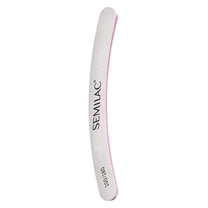 Semilac Banana Nail Files, File-uri Duble cu Formă Curbată și Granulație Medie 100/180