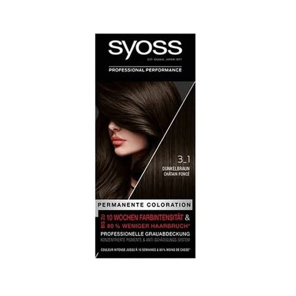 Vopsea păr Syoss, Dark Brown 3-1, 115ml