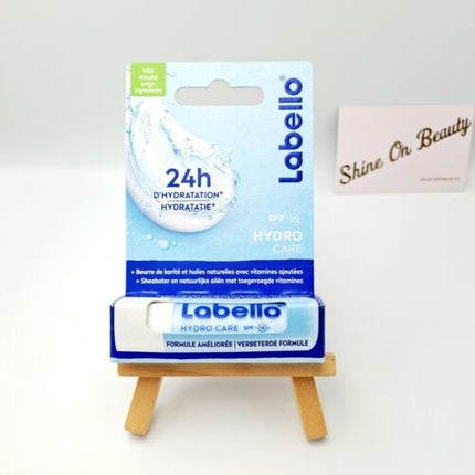 Balsam de buze Labello Hydro Care SPF 15, design nou, hidratare 24h