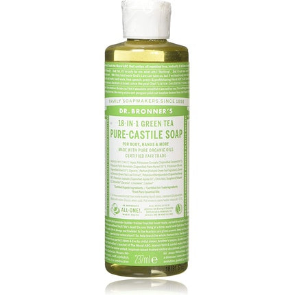 Săpun lichid Dr. Bronner's Green Tea, 240ml