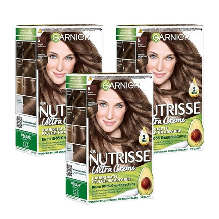 Vopsea de păr Garnier Nutrisse 050 Mocha Light Brown, 660 g