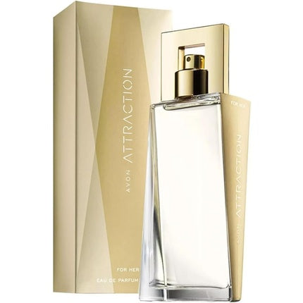 Perfum Avon Attraction, Eau de Parfum, 100 ml, sticlă transparentă cu capac auriu