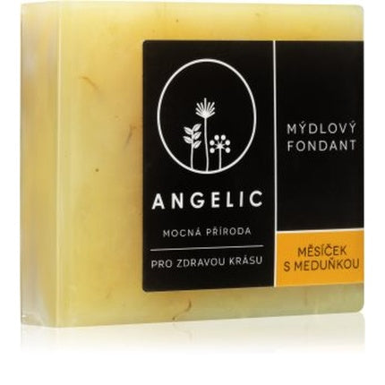 Săpun solid Angélique Fondant cu calendula și balsam de lămâie, 105 g
