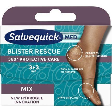 Plasturi anti-bătăi, Salvequick, Hydrogel, 6 buc