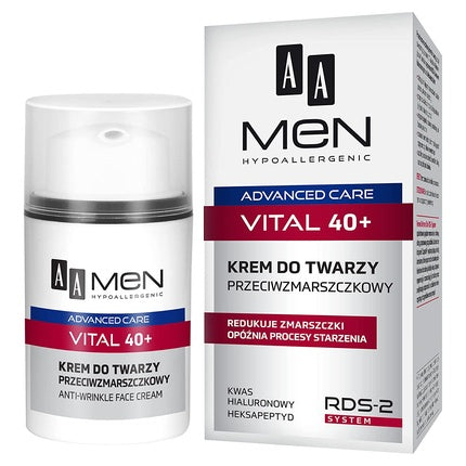 Cremă față anti-rid, Oceanic AA, Men Advanced Care, 50ml