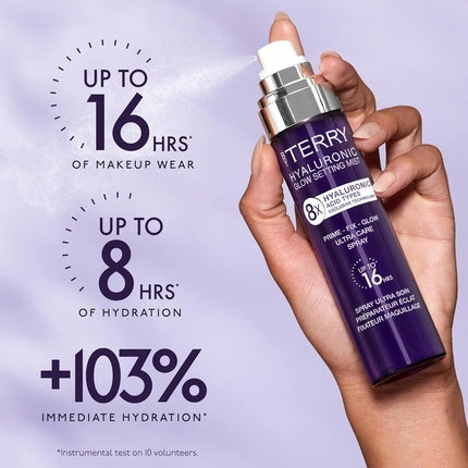 Spray fixare machiaj, By Terry, Hyaluronic Glow, violet