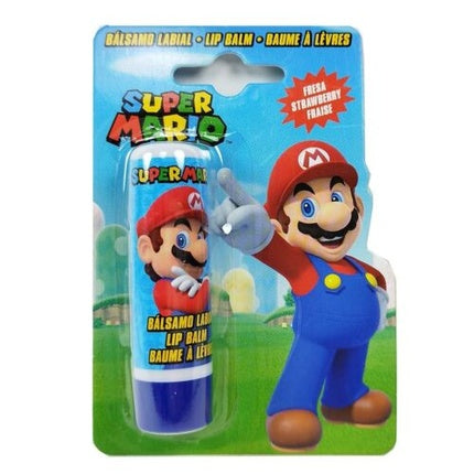 Balsam de buze Disney Super Mario, 30g, Design căpșuni, Ambalaj Mario Bros