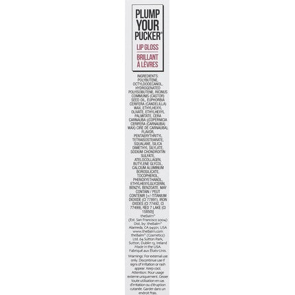 Gloss de buze, Thebalm, Plump Your Pucker, roz