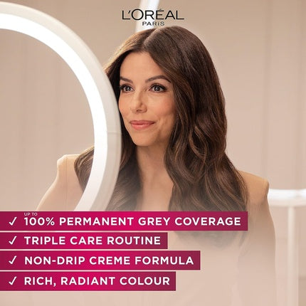 Vopsea Permanentă pentru Păr, L'Oréal Paris, Excellence Crème, 5.5 Natural Mahogany Brown