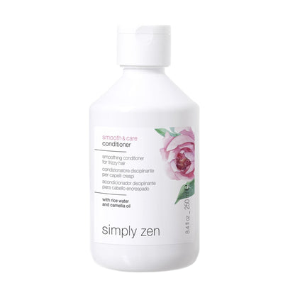 Condiționator Simply Zen Smooth & Care cu apă de orez și ulei de camelia, 250 ml