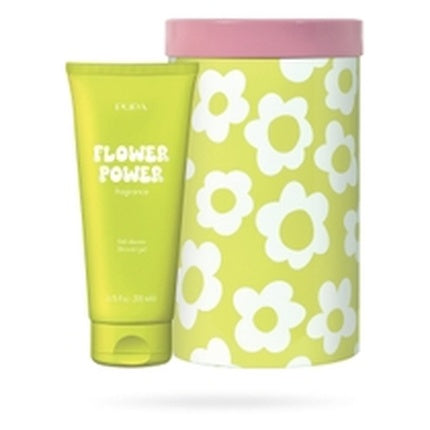 Kit Pupa Happy Box Flower Power, Gel de Duș și Loțiune Corporală, Verde, Roz