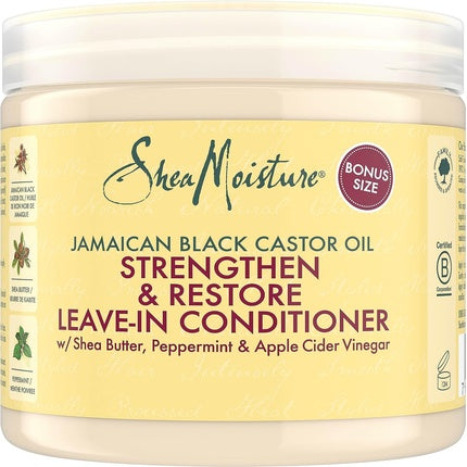 Condiționator fără clătire SheaMoisture Jamaican Black Castor Oil, 431ml