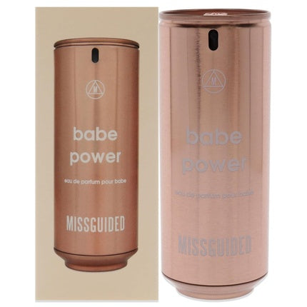 Missguided Babe Power Eau de Parfum, roz metalizat, 80 ml