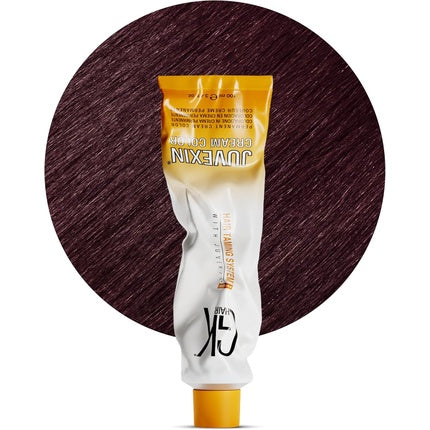 Cremă vopsea păr GK HAIR, Global Keratin Professional, Roșu Intens (5.62 Irisee Light Brown), 100ml