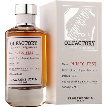 Parfum Fragrance World, Music Fest, 100ml, ambra