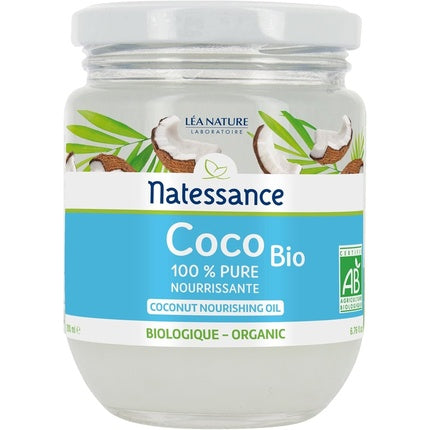 Ulei de corp Natessance Organic Coconut Nourishing Oil 200ml