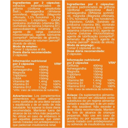Ansiomed Self-esteem, Bioserum, 45 Capsule, cu Ashwagandha, Griffonia, Magnolia, Vitamine B