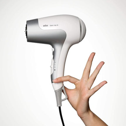 Uscător de păr, Braun, Satin Hair 5, alb-gri