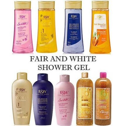 Gel de Duș Fair & White - Exfoliant Radiance, 539g