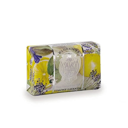 Săpun de Corp La Florentina, Limone Lavanda, Arome de Lămâie și Lavandă, Pachet 7 Uncii